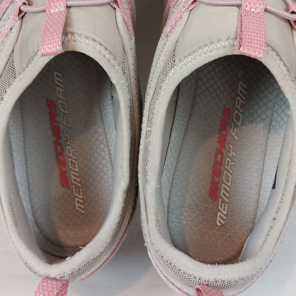 SKECHERS Seager Memory Foam Hiker Sneakers Women's Size 10 Beige 158049 - Picture 8 of 9